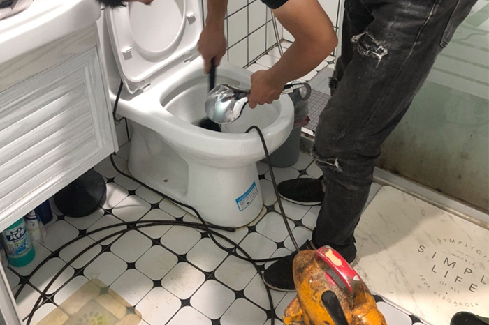 金口河疏通下水道